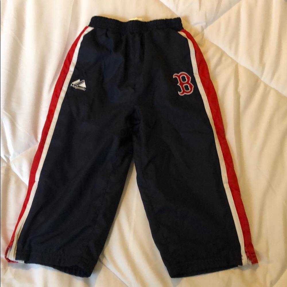 Mesh line Boston Red Sox track pants sz 24mos